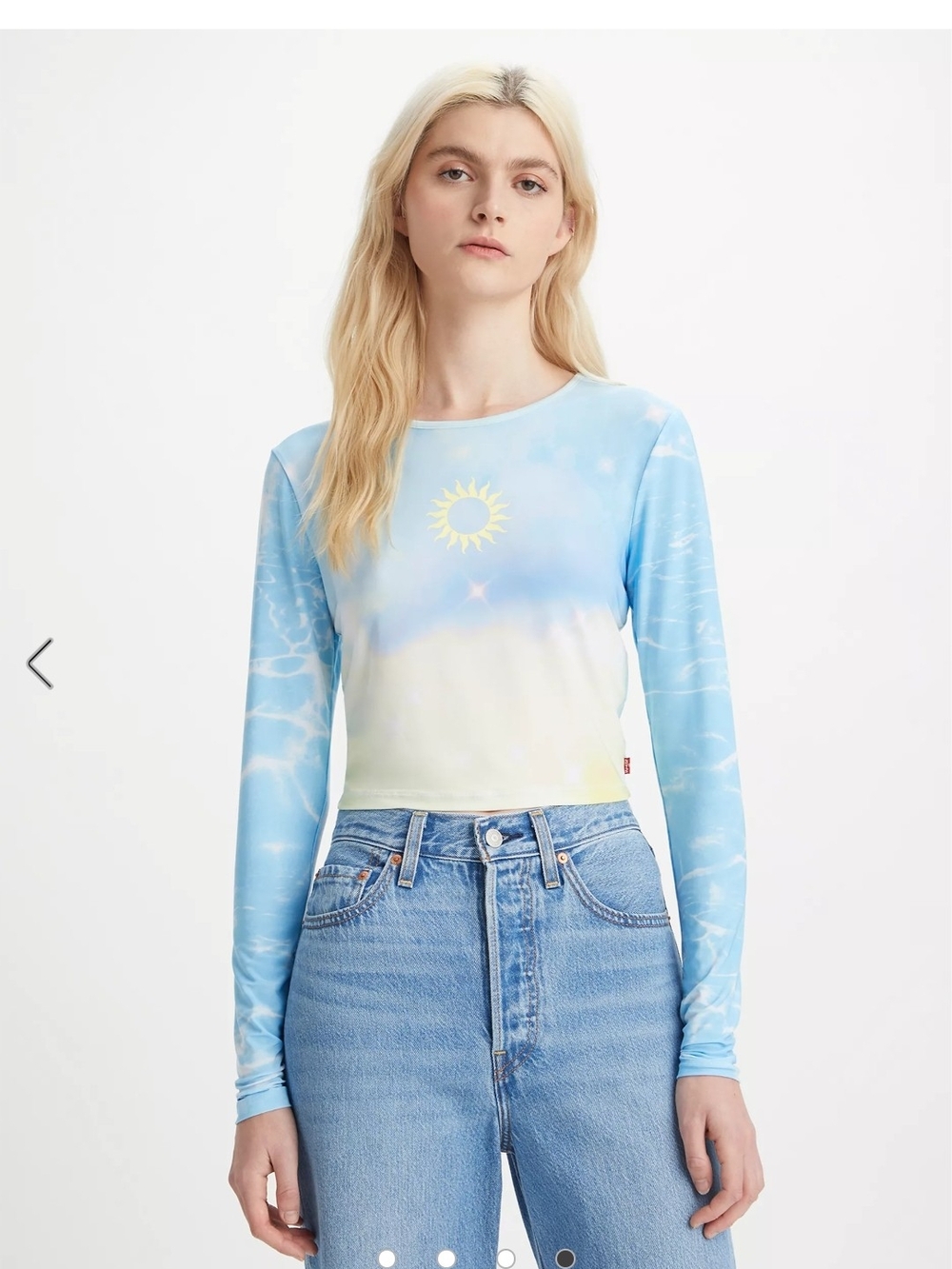 Levi's Long Sleeve Sun Graphic Top